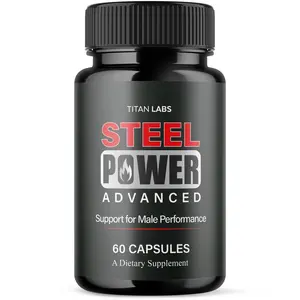 (1 Pack) Steel Power Advanced Male Health Support Supplement SteelPower 60 Caps