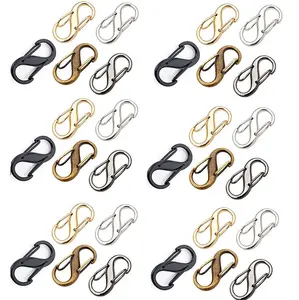 30Pcs Zipper Clip Theft Deterrent,Small and Effective Zipper Lock,Double Opening Lock Zipper Pull Replacement Clips,Small Carabiner Clips Locks Anti-Theft for Bag Luggage Backpack Purse Traveling Outdoor.Chain Length Adjustment