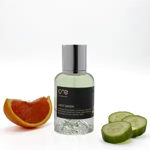 Juicy Green Eau de Parfum - Fruity Floral Citrus Scent with Green Apple Cucumber & Grapefruit - Vibrant Fresh Nature-Inspired Fragrance