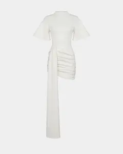 The Draped T-Shirt Mini Dress