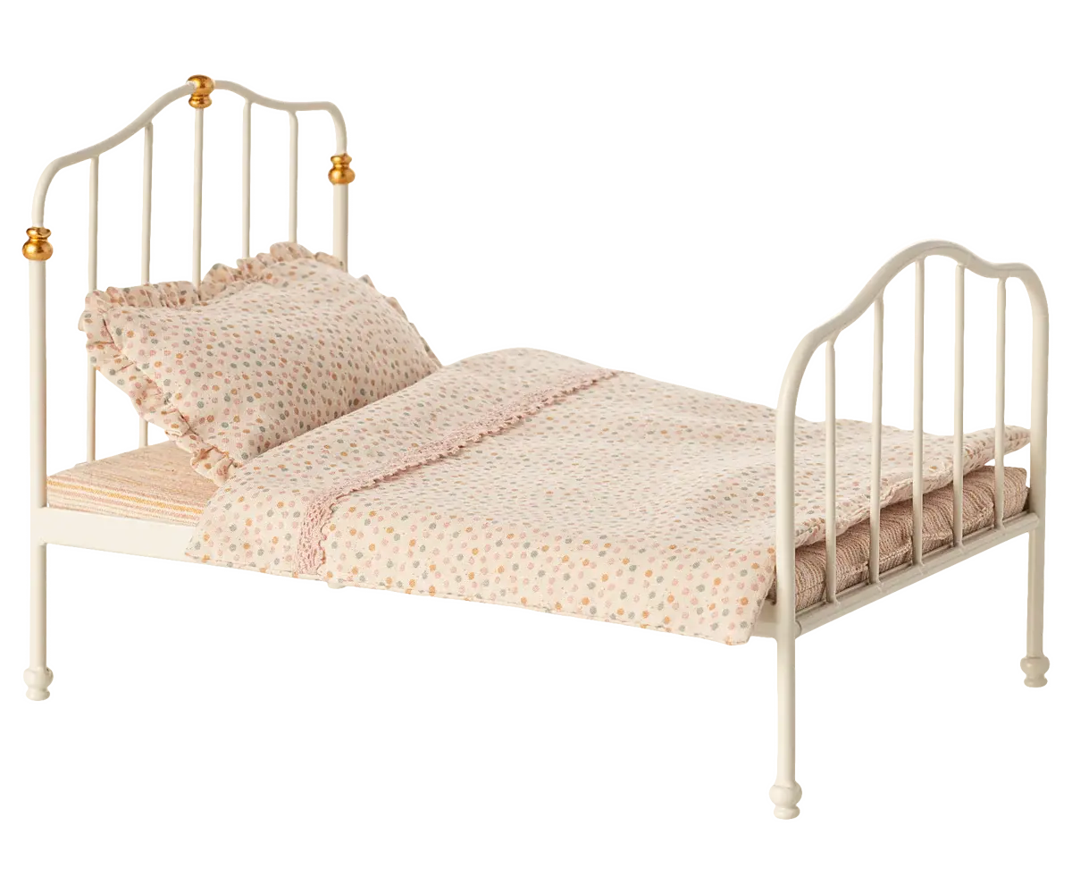 Vintage Bed, Mouse - Off-White