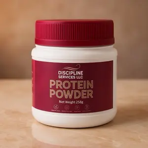 Discipline Services LLC Protein Powder Supplement 258g Net Weight Ideal for Muscle Building and Recovery