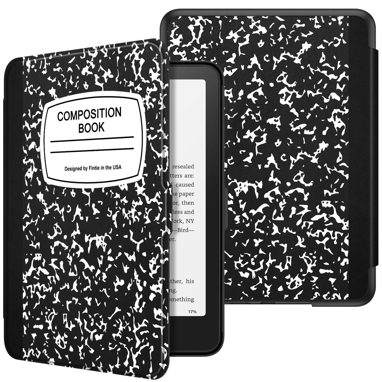 Fintie Slim Protective Case for Kindle Paperwhite 12th Gen & Kindle Colorsoft, Lightweight PU Leather Cover, Auto-Wake/Sleep, Cute Kindle Cover