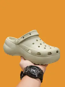 Lenixxx Classic Thick Sole Cloud Sandals, Unisex Holey Shoes, Eva Material, All Seasons, Less Than Ankle Height, Comfortable Style