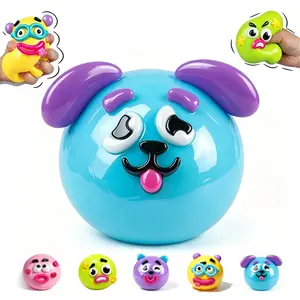 NEW Smushers Squishy, Curiosities Dog Face Swap Squishy Toy, Soft Moldable Cute Slow Rise Squeeze Toy, Relaxing Sensory S