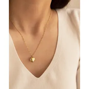 Heart Locket Pendant Necklace