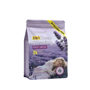 Detox Foot Pads -Zeolite &Ashwagandha | Good Night, Cleansing, Stress Relief, Pain Relief Variants with Magnesium Glycinate, Valerian Root & Lavender toxin removal