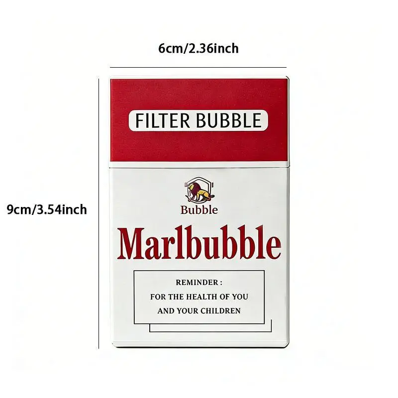 bubble cigarette pack Pack,Box Bubble Toy,Funny Mini Bubble Blower Stick Toy for Relaxation Party Gift (0531) (1) (Paoyan-1pcs) : Toys & Games perfect for anyone who remembers the glory days of pretending to be a rebellious kidwithout any of the actual trouble Bubble Cigarette Stress Relief Toy