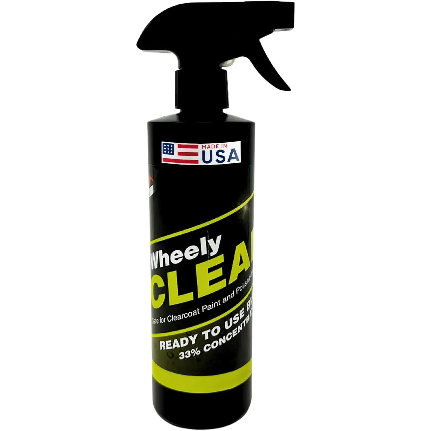 Wheely Clean - Professional Wheel Cleaner  - Ready-to-Use Tire Cleaner and Rim Cleaner - Suitable for , Chrome, or Clear-Coated Wheels - Removes  Dust - 16 oz