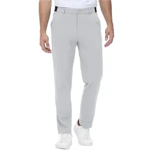 Men’s fashionable four-way stretch golf pants, lightweight quick-drying casual work pants.