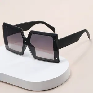 Stevvex Oversized Square Sunglasses – UV400 Sports & Lifestyle