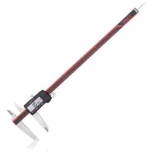 VINCA 0-12 Inch/300mm Stainless Steel Digital Caliper, Inch/mm/Fraction Conversion