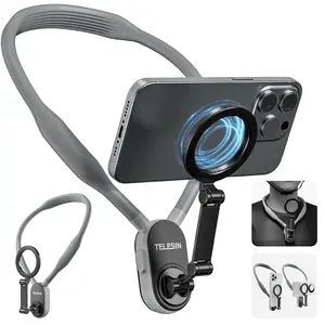 Silicone Magnetic Neck Mount Quick Release Hold for Iphone 15 14 13 12 11 10 SAMSUNG HUAWEI XIAOMI Phone Accessories