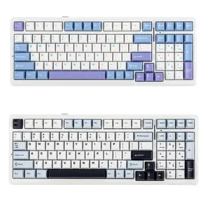 AULA F99 Wireless Keyboard, 3 Modes 2.4G Wireless Bluetooth-compatible Mechanical Gaming Keyboard, RGB Backlight Keyboard for Office Gaming