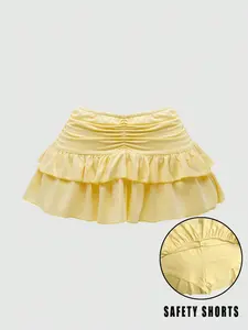 Women's Lace Ruffle Tiered A-Line Dress, Elegant Party & Casual Wear, Comfortable Fit Design, Perfect for Daily