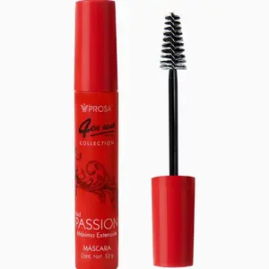 Prosa | Mascara Passion Max extension. Roja mexican Makeup Waterproof (RED)