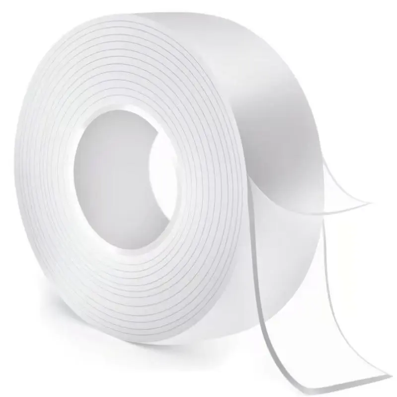 Nano Tape Heavy Duty 3M7MM Double Sided Clear Mounting Strips for Picture Hanging Easy Application Precise Measurement Ideal for Home Decor Projects Stretch Remove Traces Washable Reuse Reusable Transparent Nano Tape