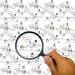 Naughty Snowman Christmas XXX Wrapping Paper - Funny Adult Wrapping Paper - - Perfect For Christmas - Perfect For Holiday - - Rude Wrapping Paper