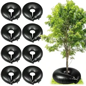8PCS Automatic Drip Irrigation System with EU Connector – PVC Root Watering Device for Trees, Shrubs, Gardens, Lawns & Farms, Slow Release Deep Root Irrigator for Outdoor Plants, Water-Saving Garden Irrigation Kit