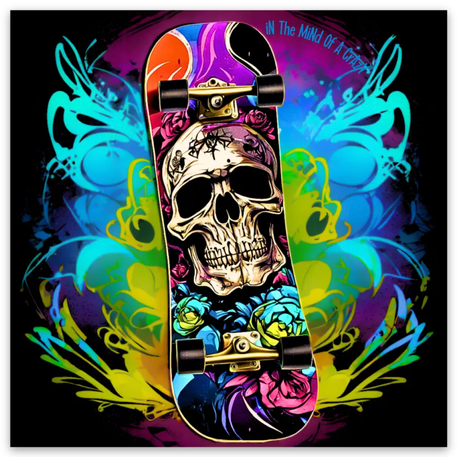 Skull Skateboard