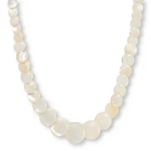 Mine Finds by Jay King 18" Mother-of-Pearl Sterling Silver Necklace
