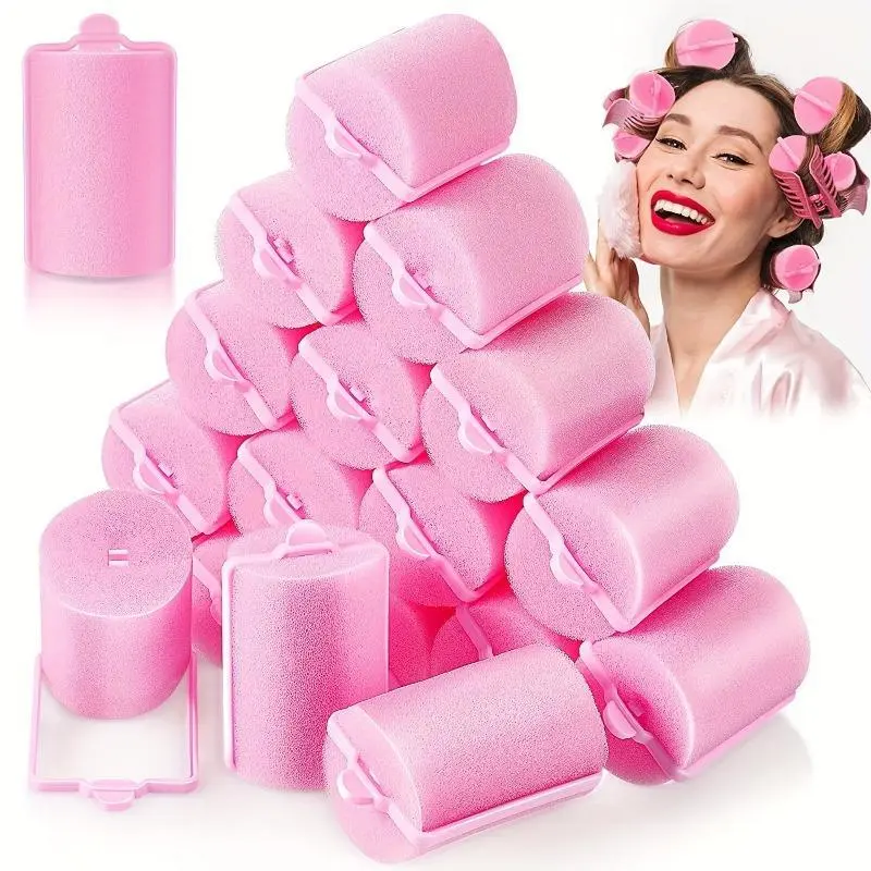 6pcs Large Sponge Hair Rollers