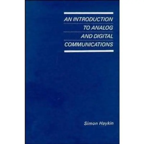 USED Book - An Introduction to Analog and Digital Communications by Simon Haykin (Hardcover) - english
