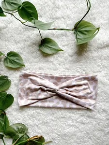 Twistband - Tan Cowprint