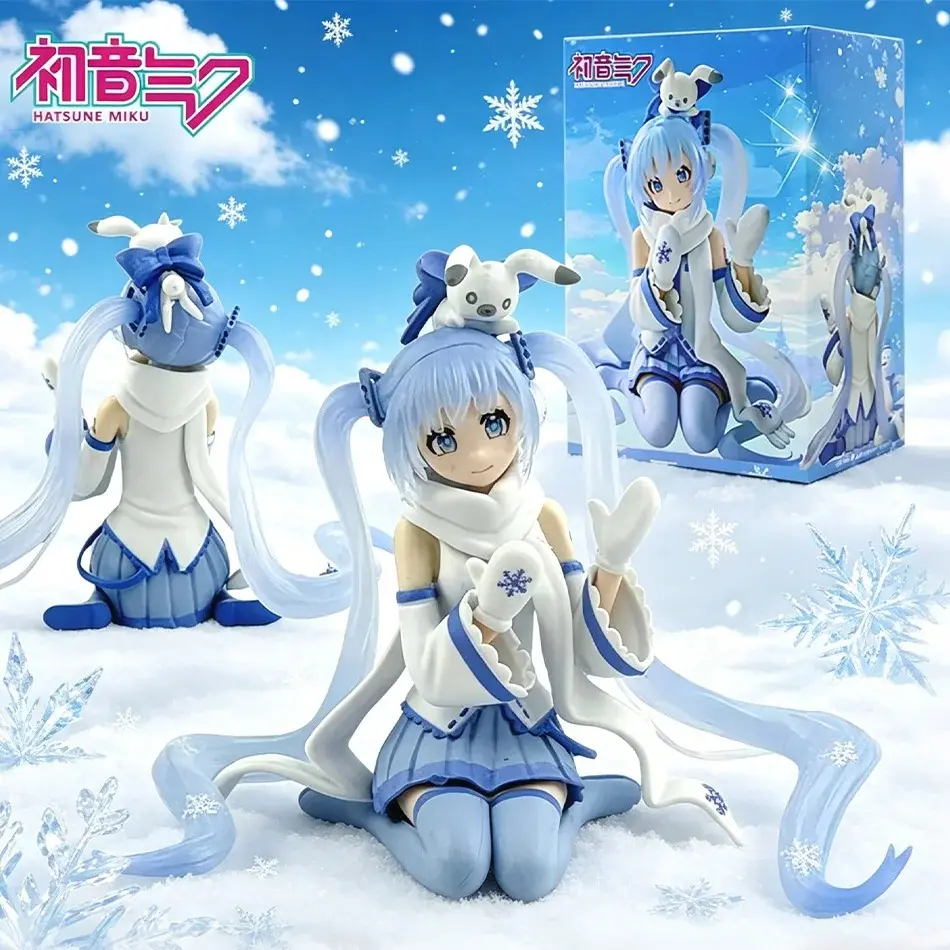 Hatsune Miku, "Noodle-Stopper" figures, and Snow Miku decorative ornaments/toys no box