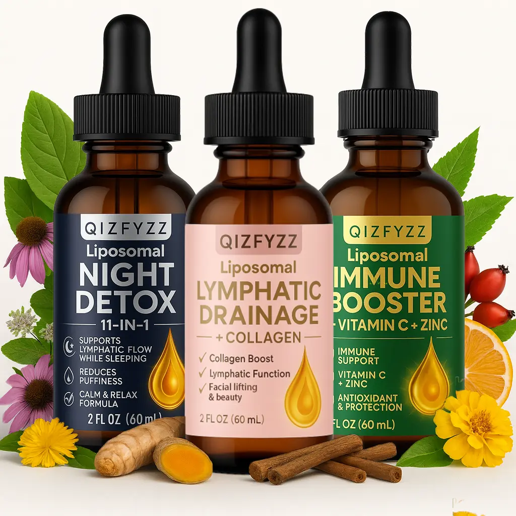 Bestselling Edible Liposome Drops Health Dietary Supplement - Liquid Collagen, Antioxidant Complex, Nighttime Detoxification, Lymphatic Drainage, Immune Support