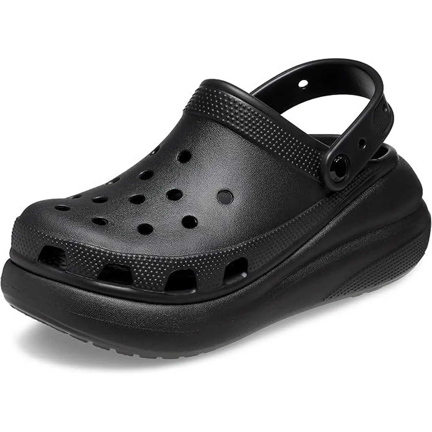 Crocs Unisex Classic Crush Clogs, Black