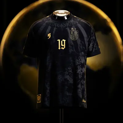 Barcelona Jersey Black and Gold - TikTok Shop