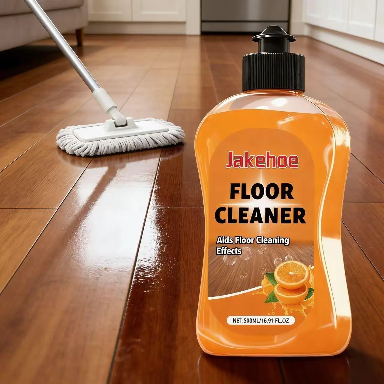 Enzyme-Powered Mop Soap - Long-Lasting Scented Household Floor Cleaner, Scented Cleaning Products, Multi Purpose, Deep Cleans with No Residue, Fast Drying & Pet/Kid-Safe for All Floors, Works with Mops, Steam Mops & Sprayers, 500ml