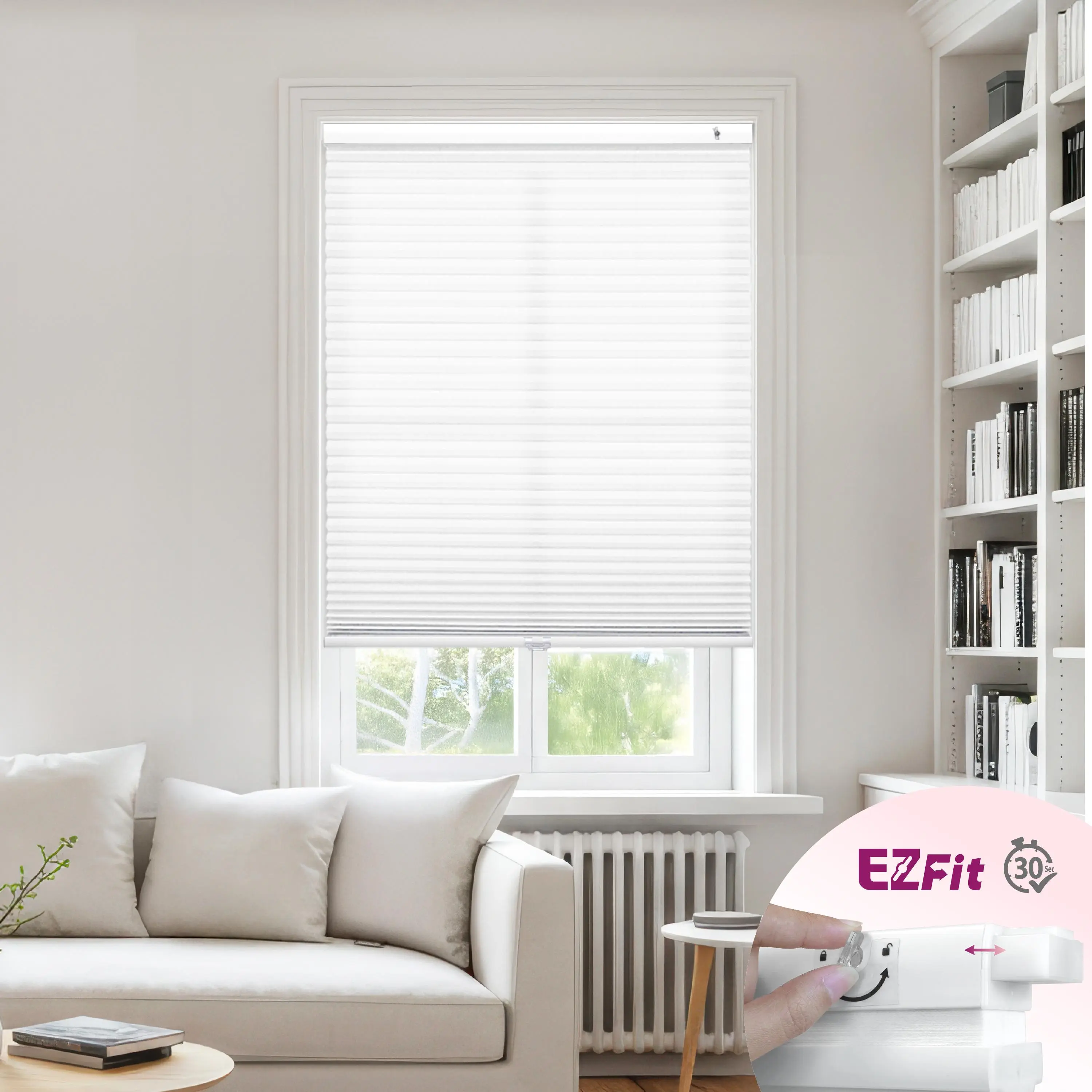 Regal Living EZ Fit Cordless 1.5" Light Filtering Cellular Shade