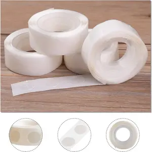 Rolls of Glue Dots Clear Balloon Glue Removable Glue Dots Double Sided Tape Dots For Balloons Crafts Glue Dots Sticky Dots or Wedding Decorations
