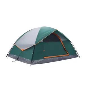 Lightweight Camping Tent 2/4 Person – 5.8 lbs (2P) / 8.7 lbs (4P), Compact Carry Bag, Waterproof Windproof Dome Tent with Multi-Directional Ventilation, Quick 5 Min Setup for Backpacking Hiking Family Outdoor
