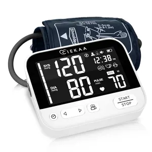 【SummerWins】Nicwell Ultra-Precise Healthcare Upper Arm Blood Pressure Monitor, Large LED Display, 1-Touch Measurement, Voice Alert, Dual User Mode, 22-45cm Adjustable Cuff, Position Detection, Irregular Heartbeat Alert
