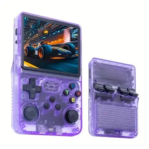 R36s Handheld Game Console, 3.5 Inch IPS Screen, 64GB/128GB Storage, Classic Retro Games, Arkos System, Portable Pocket Video Game Player, Portable Gaming System