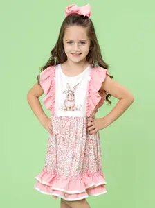 Petal Bunny Rabbit Ruffle Dress