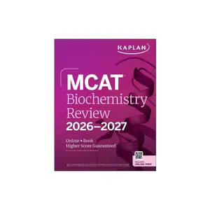 MCAT Biochemistry Review 2026-2027 - (Kaplan Test Prep) by  Kaplan Test Prep (Paperback)