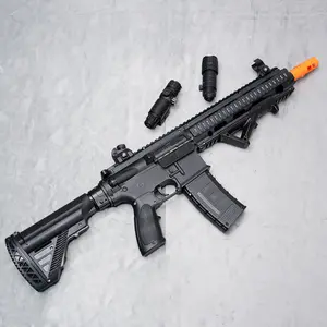 84CM hk416 electric toy Gel Blaster, fun toy, non removable orange muzzle 84CM hk416 electric toy Gel Blaster, fun toy, non removable orange muzzle