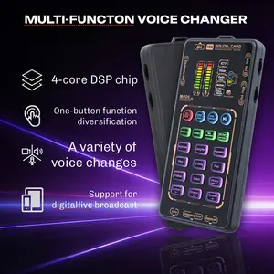 X55 Pro Compact Sound Card | Portable Audio Interface for Phone & PC