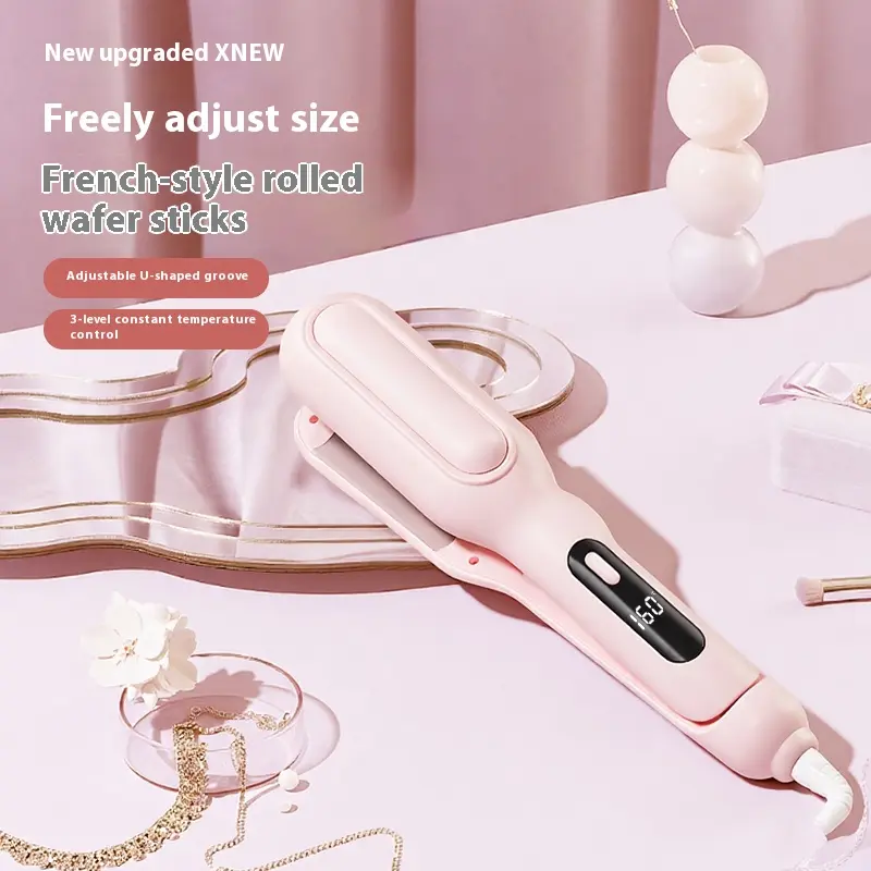 Curling Iron Hair Crimper Waver - Zemya Beach Waves Curling Wand, Ionic Deep Waver Hair Curler Tool with Ceramic Barrel for Tangle-Free Waves on All Hair Types  #Summervibes