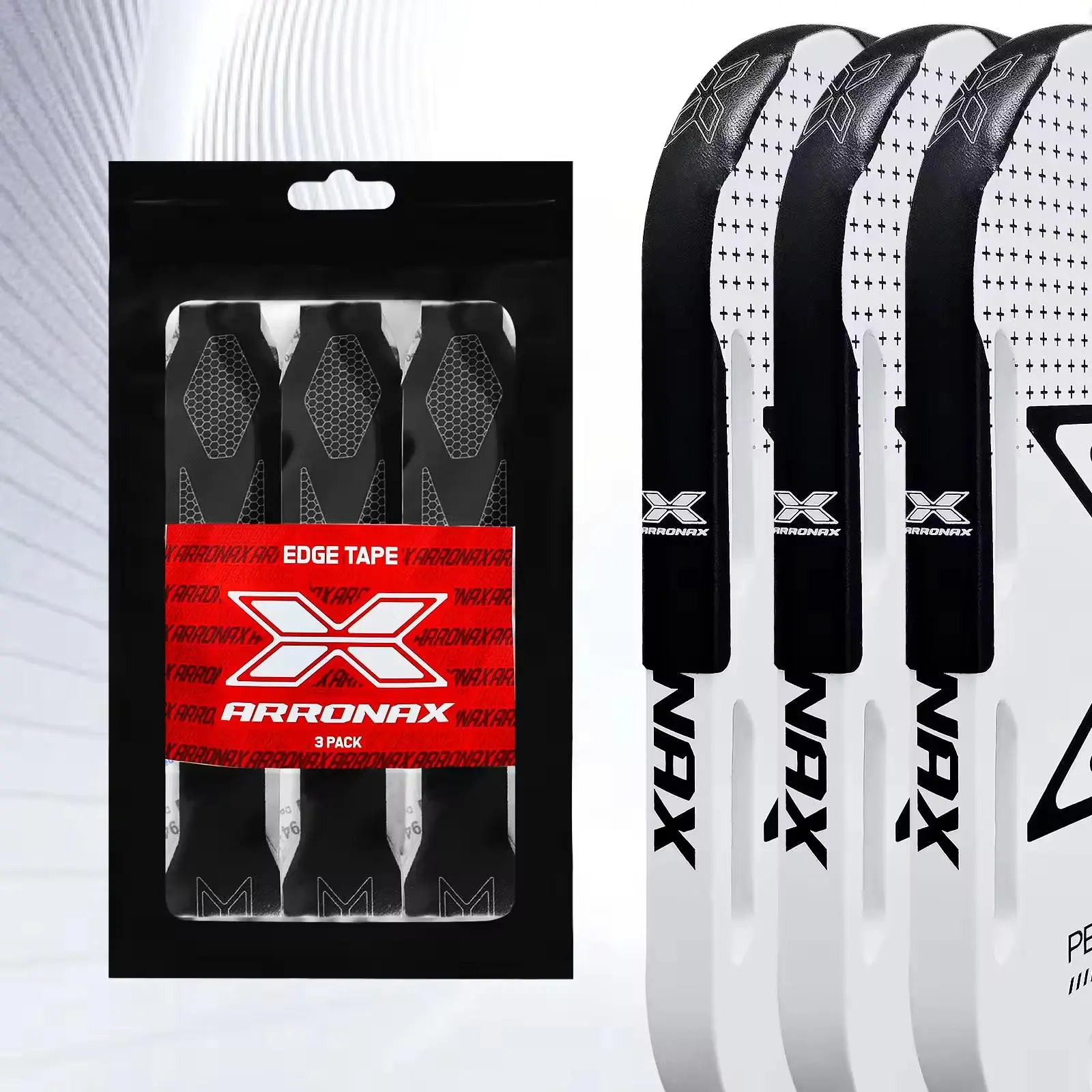 Pickleball Racket Edge Guard, 3 Counts/set Pickleball Racket Edge Protector, Anti-scratch Pickleball Supplies Sport