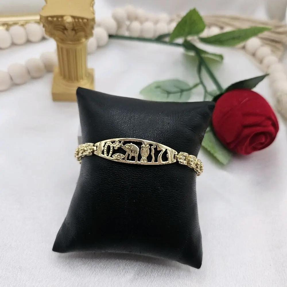 Valdiviajewery #1125 7 power gold plated bracelet, high quality