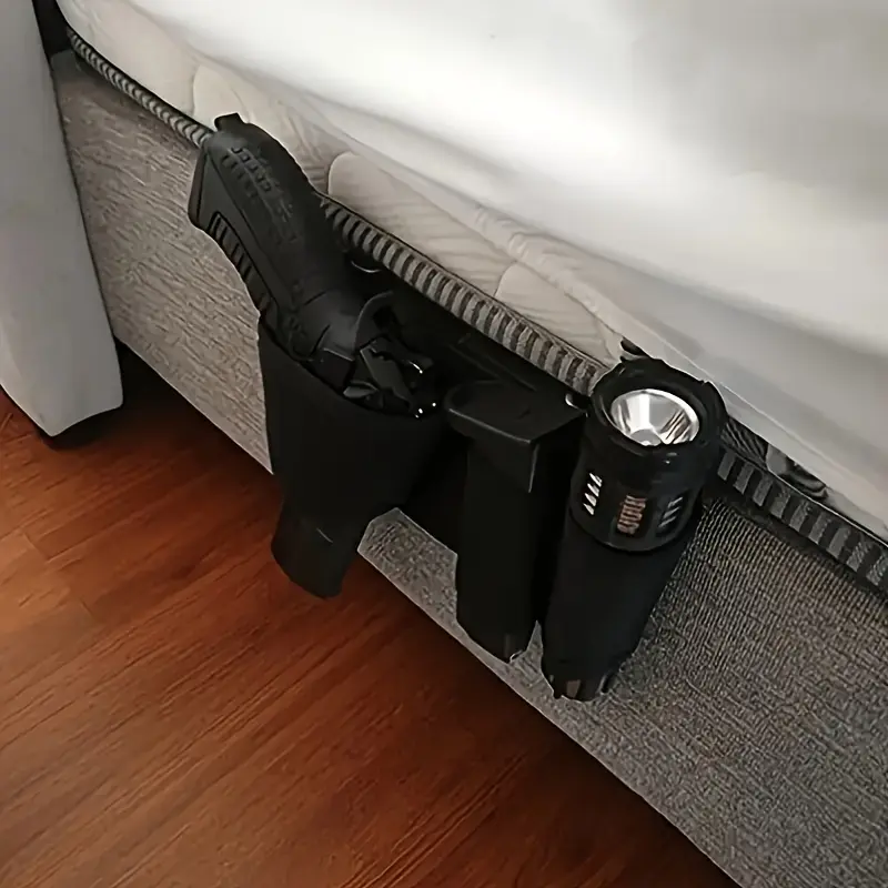 Men's Gun Holster Quick Access Concealed Pistol Holster, Can Be Placed Under Car Seat or Bedside Mattress, Suitable for Multiple Occasions, Comes with Magazine Pouch and Easy-to-Use Design, Ideal Gift for Holidays, Independence Day, New Year, Suitable for