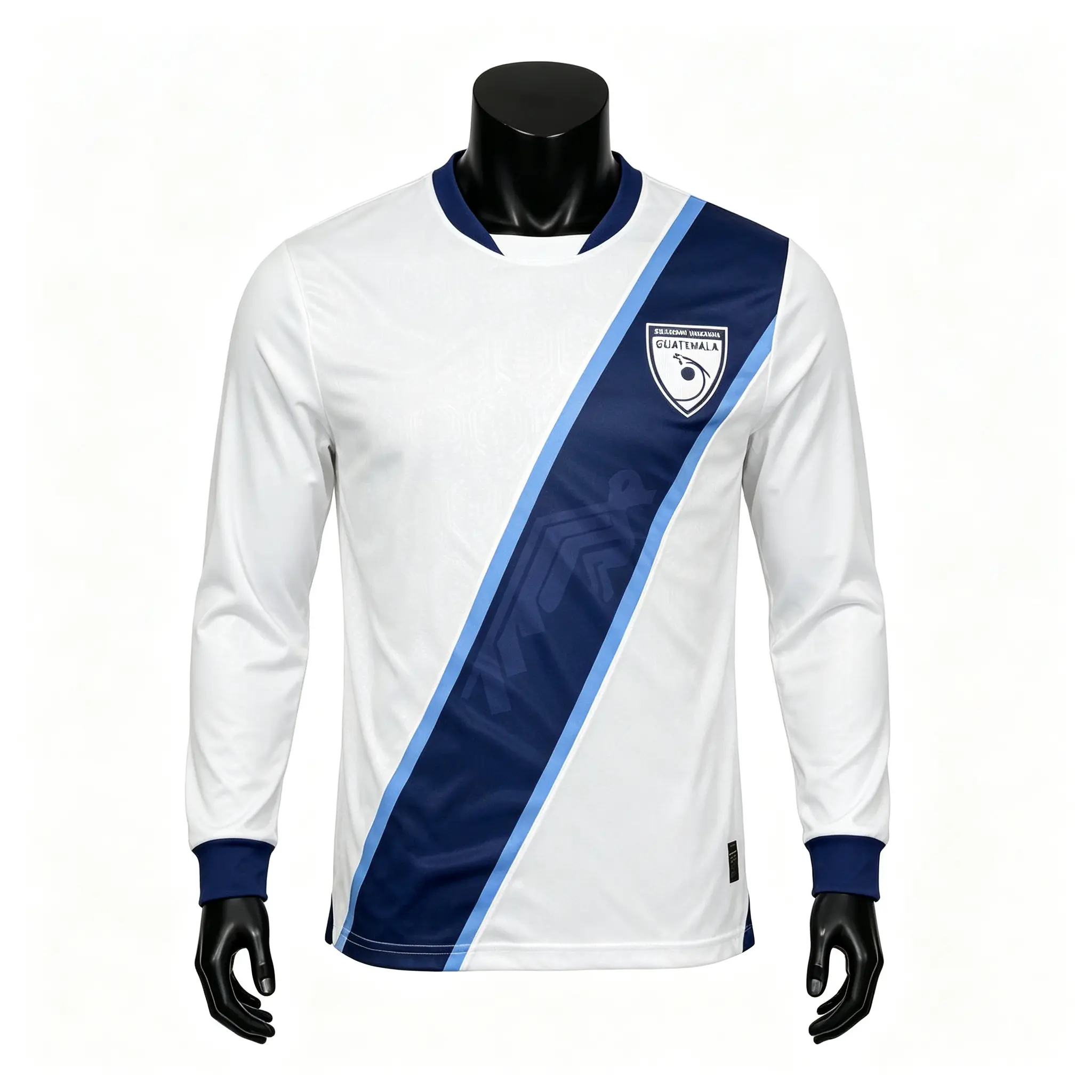 2526  Guateamala Home and Away Long Sleeve Blue Soccer Jerseys