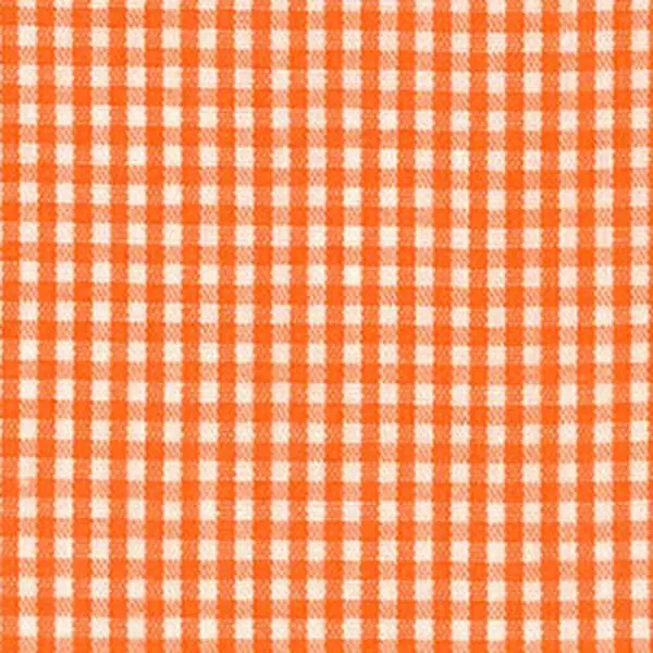 Orange 1/16" Gingham | Yardage Listing