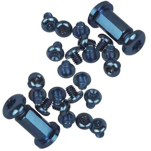 26Pcs Titanium Alloy Torx Screw Set for Benchmade 535 BUGOUT Knife(Blue)