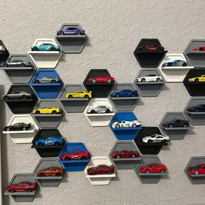 Hot Wheel Display Shelf Set